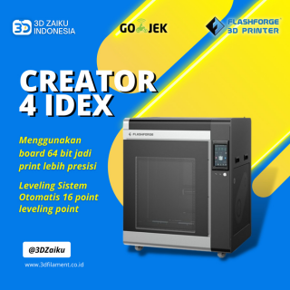 Large 3D Printer Flashforge Creator 4 IDEX High Temperature Enclosure